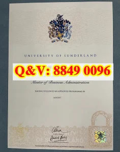 英国桑德兰大学毕业证文凭样式解析｜University of...