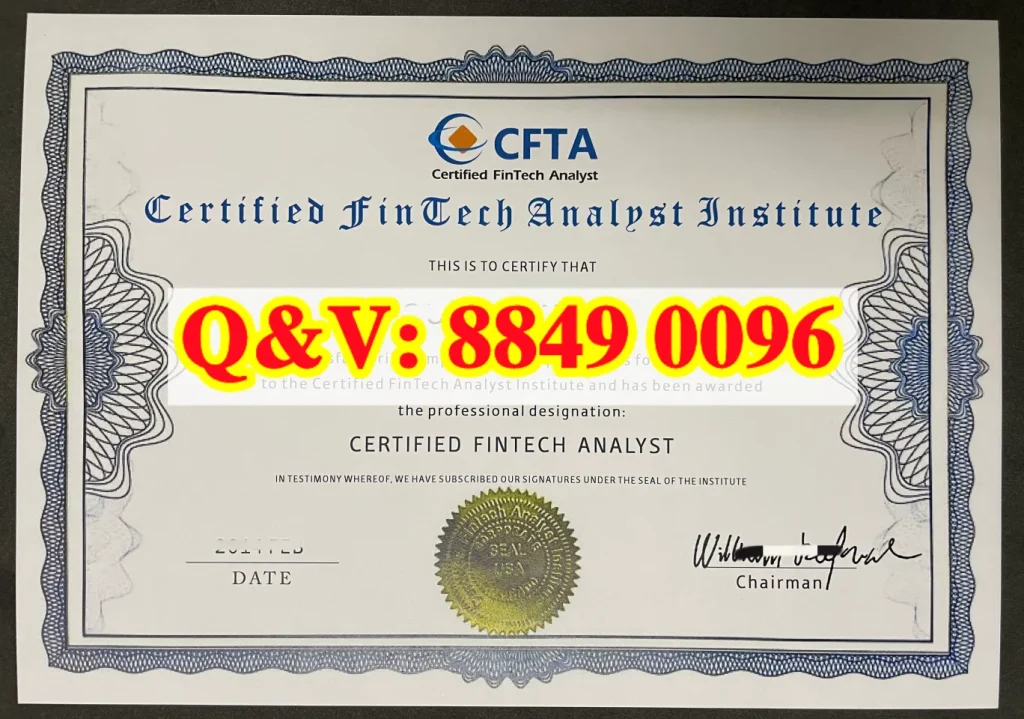 一张国际金融科技证书看懂CFTA认证体系与职业价值...