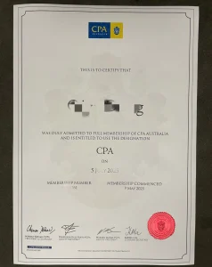 澳洲注册会计师协会证书CPA Australia会员证书全解...