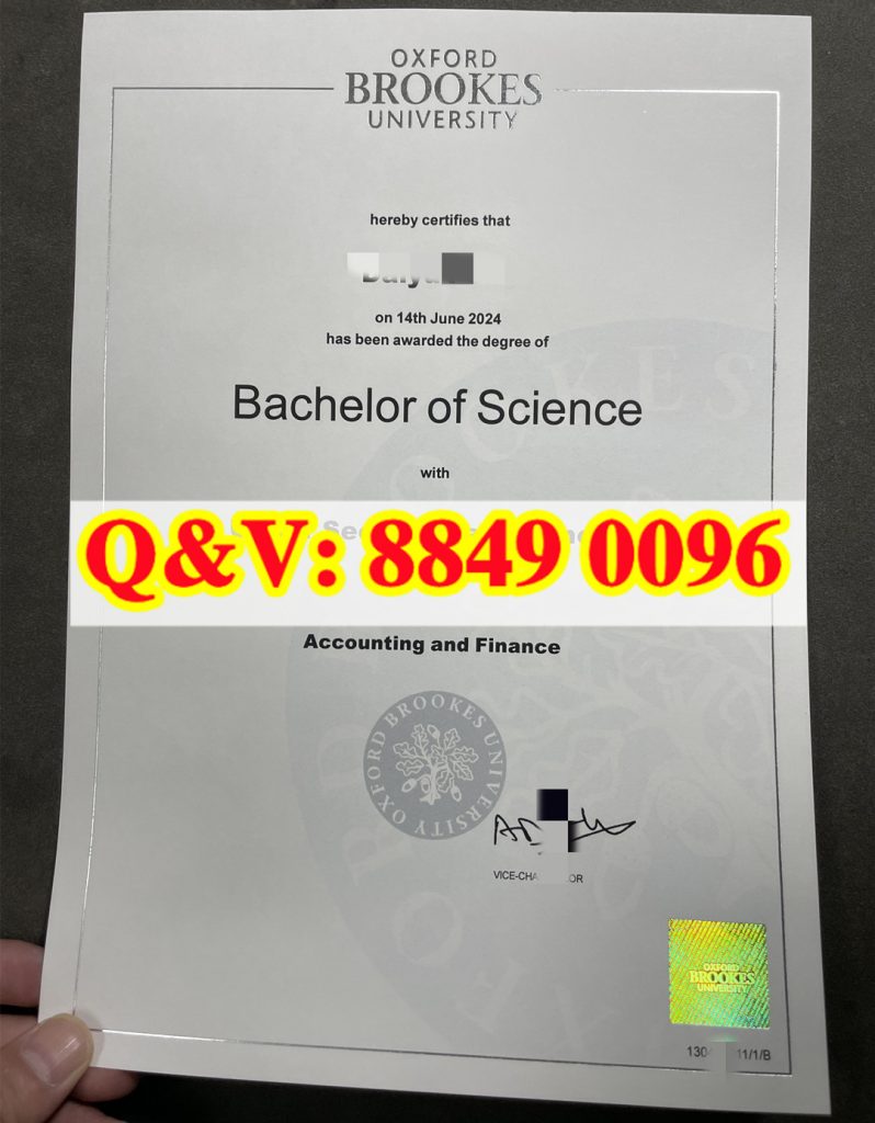 牛津布鲁克斯大学学位证书,OBU 会计与金融荣誉理学学士,英国 ACCA 合作财会本科文凭,Oxford Brookes 二等一荣誉学士毕业证书,英国 NARIC 留服认证三年制会计本科证书