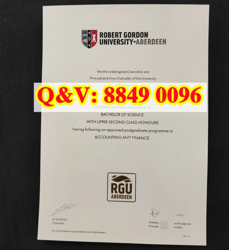 英国罗伯特戈登大学毕业证实拍|罗伯特戈登大学会计与金融二等一荣誉理学学士原版(images 1)