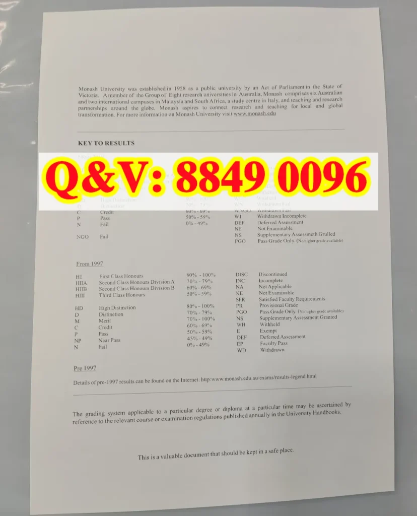 2026年哪里有修改购买莫纳什大学成绩单的靠谱渠道?(images 1)