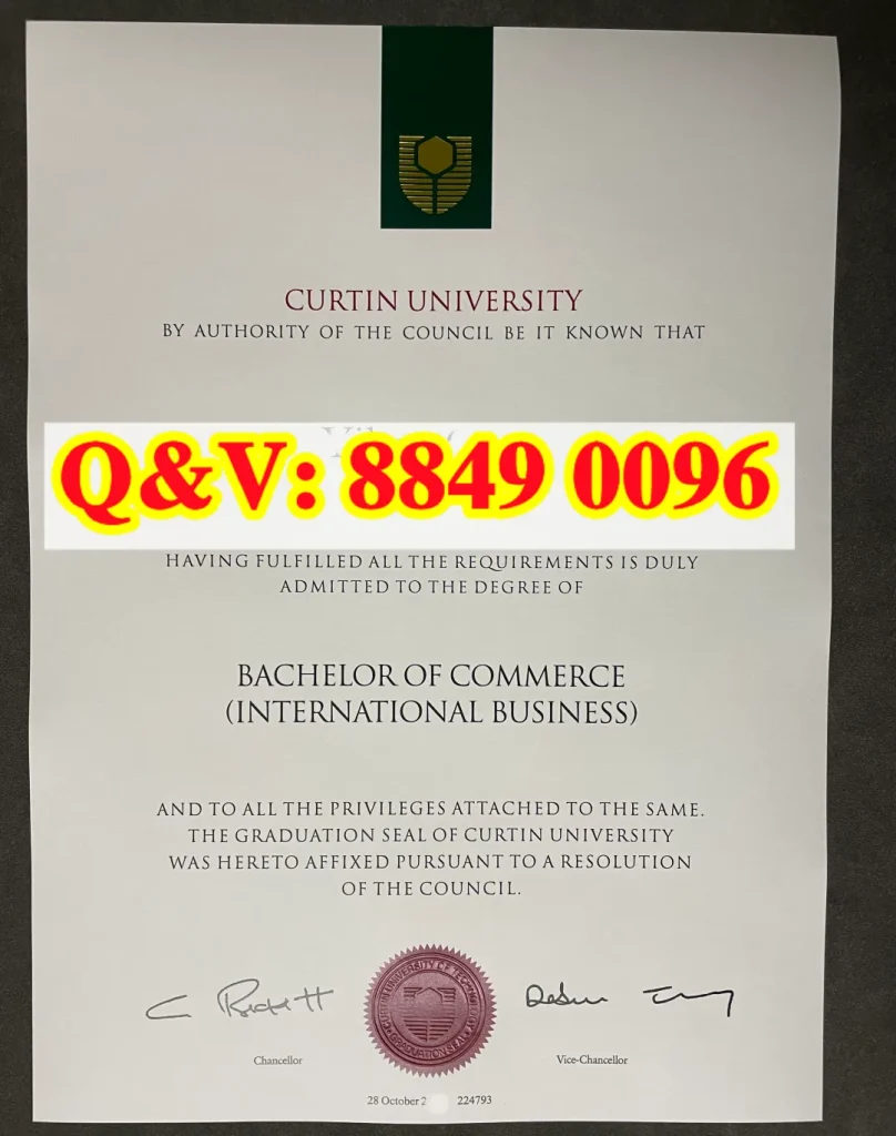Curtin University Bachelor of Commerce diploma, 科廷大学本科毕业证，科廷大学国际商务本科文凭，澳洲三年制本科毕业证，Curtin University 国外学历认证，澳大利亚商科学士毕业证，科廷大学商科本科证书