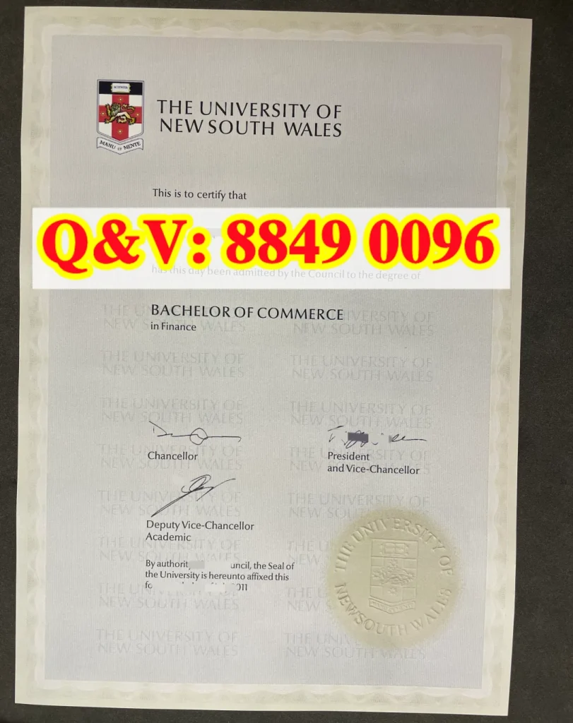 新南威尔士大学毕业证本科文凭版式防伪解析|UNSW 原版金融商学士证实拍(images 1)