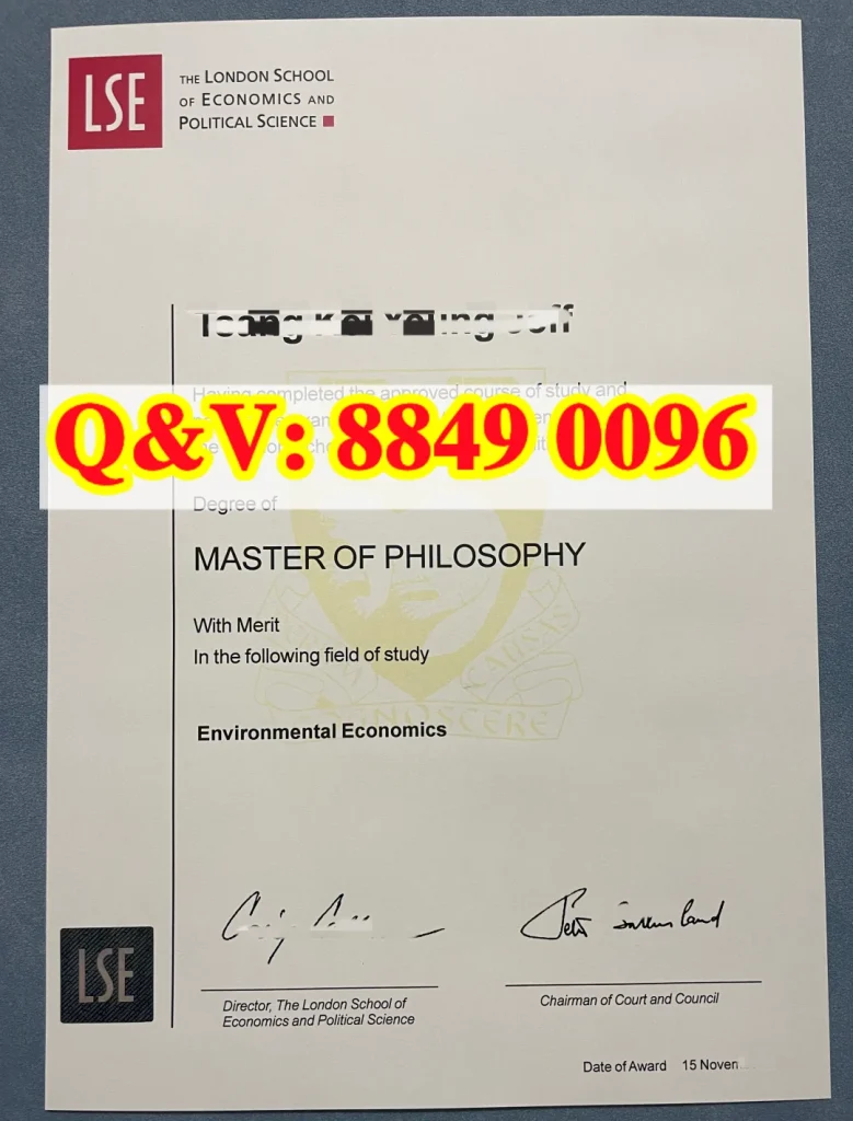 伦敦政经环境经济学哲学硕士证书，LSE 英国 G5 MPhil 研究型硕士文凭，环境经济学 Merit 硕士学位证