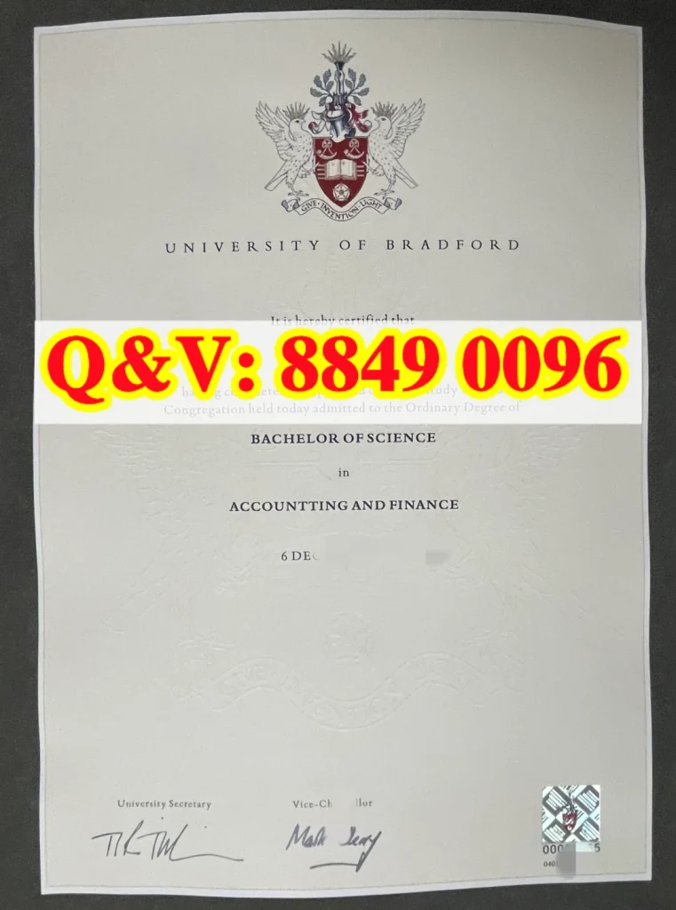 布拉德福德大学本科文凭，University of Bradford 会计金融 BSc 证书，英国公立财会本科毕业证，境外会计金融本科学历凭证，英国本科留服认证配套材料，Ordinary 普通理科学士证书，英国本科文凭补办流程