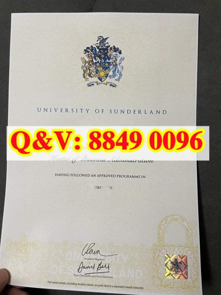 桑德兰大学 MBA 学位证书，University of Sunderland 工商管理硕士文凭，英国商科硕士留服认证材料，国企综合管理岗留学硕士学历凭证，英国硕士毕业证成绩单补办流程，境外 MBA 国内工商管理博士前置学历，商科留学生积分落户研究生证明
