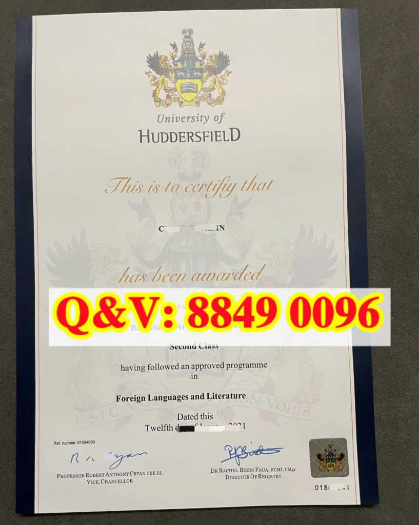 英国哈德斯菲尔德大学毕业证学位证,University of Huddersfield degree