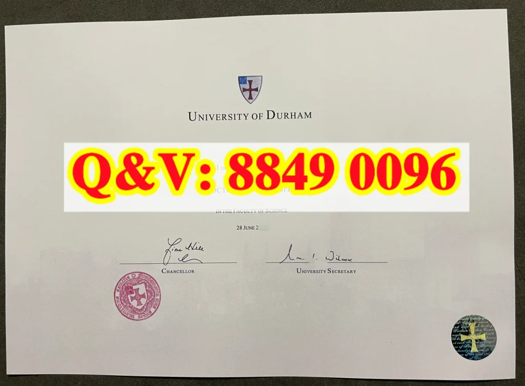 英国杜伦大学文凭Diploma from Durham University in United Kingdom