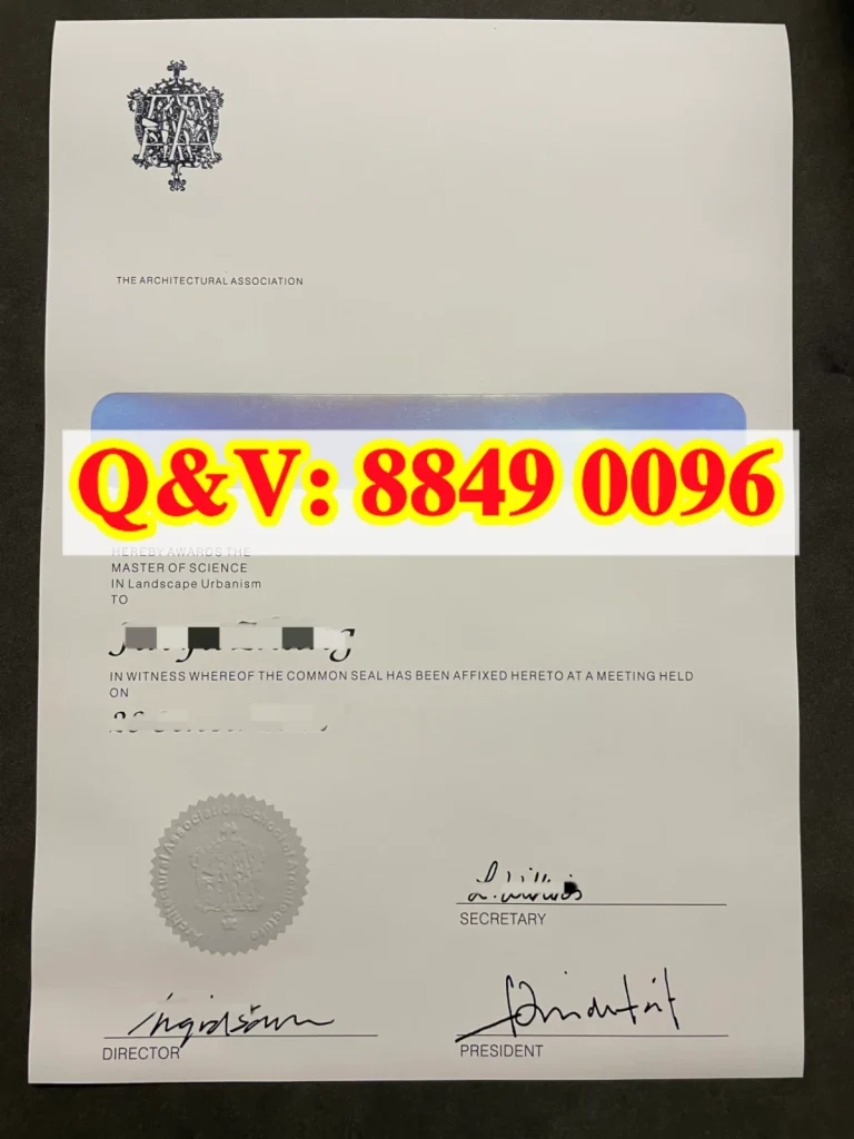 AA 建筑联盟硕士毕业证，英国景观城市化硕士学位证，景观设计留学学历证明，英国建筑艺术硕士留服必备材料，风景园林国内考研前置学历