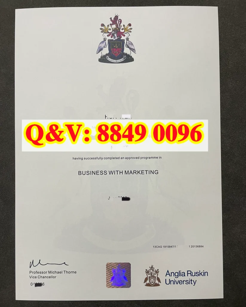英国安格利亚鲁斯金大学anglia ruskin university毕业证