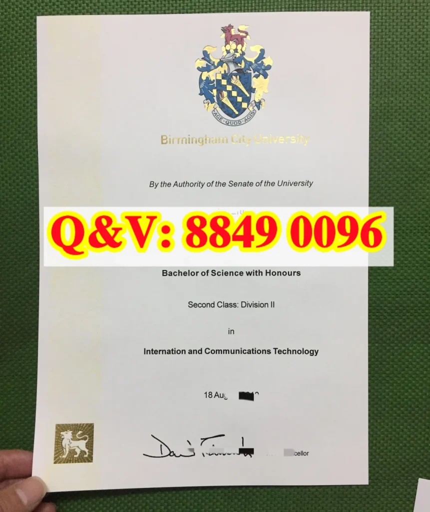 2010 年英国伯明翰城市大学互联网与通信技术本科毕业证