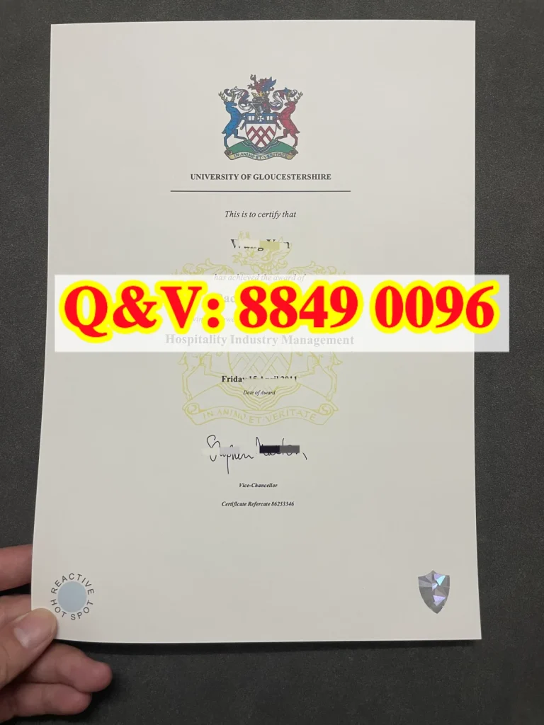 实拍英国格鲁斯特大学毕业证书,University of Gloucestershire diploma,University of Gloucestershire degree,英国格鲁斯特大学文凭样本,英国格鲁斯特大学学历资料