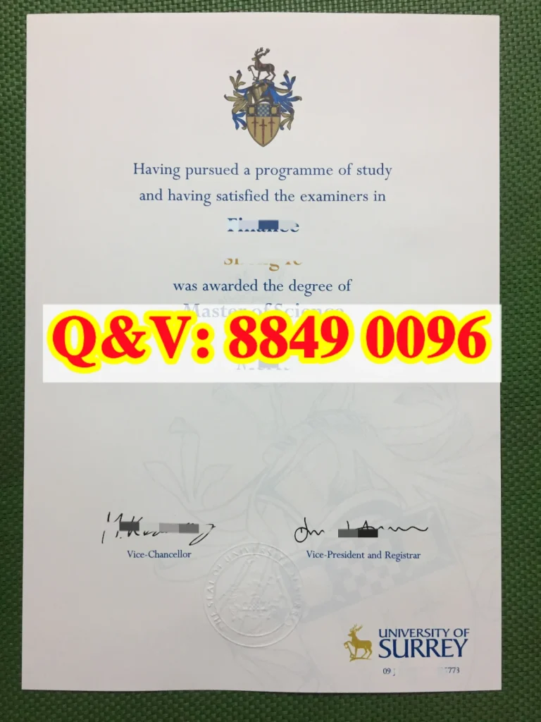 英国萨里大学文凭Diploma from University of Surrey United Kingdom(images 1)