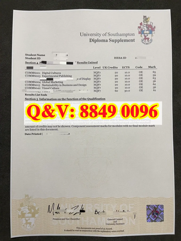 实拍英国南安普顿大学成绩单案例university of southampton,南安普顿大学成绩单模版
