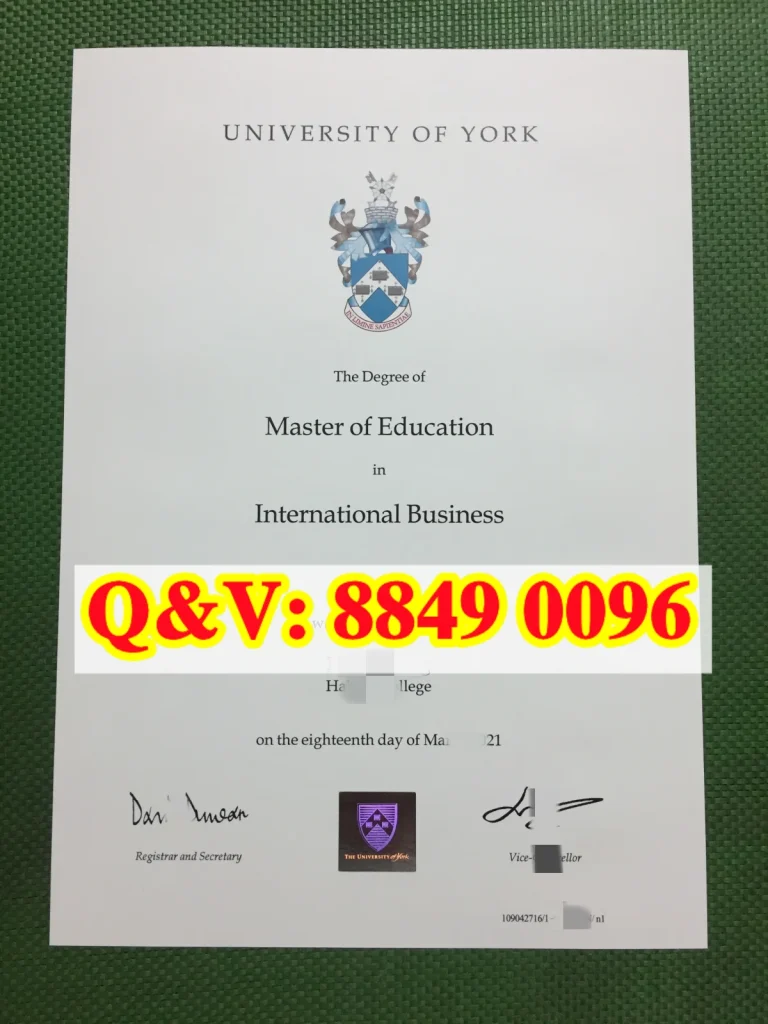 约克大学教育学硕士毕业证,英国约克大学国际商务教育学硕士毕业证