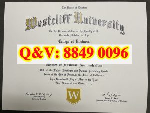 Westcliff 韦斯特克利夫 MBA 工商管理硕士原版毕业...