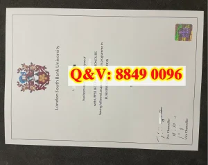 英国伦敦南岸大学文凭Diploma from London South B...