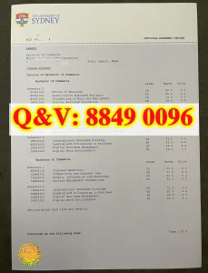 悉尼大学成绩单解读：悉尼大学工商管理专业商科学...