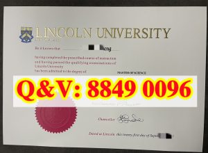新西兰林肯大学理学硕士 MSc 英文毕业证实拍样本｜...