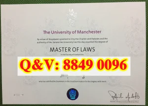 The University of Manchester曼彻斯特大学毕业证...