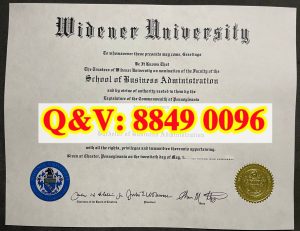 美国威得恩大学毕业证成绩单实拍｜Widener Univers...