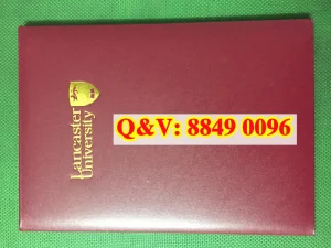 Lancaster University Diploma Certificate Folder...
