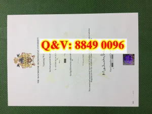 英国曼彻斯特城市大学毕业证Manchester Metropolit...