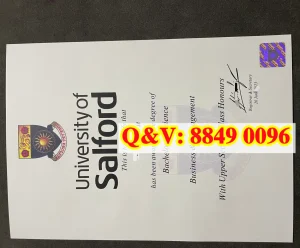 英国索尔福德大学毕业证学历salford university de...