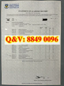 西澳大学成绩单解读：University of Western Austr...