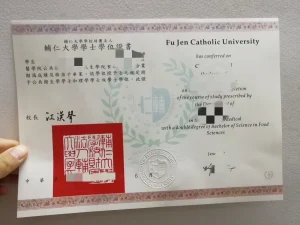2002年辅仁大学学士学位毕业证书｜Fu Jen Catholic...