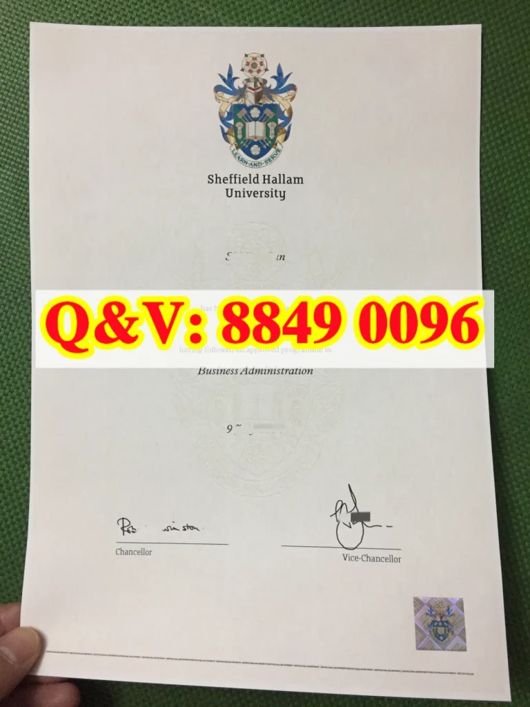 谢菲尔德哈勒姆大学毕业证成绩单Sheffield Hallam University degree:权威解读与全流程指南(images 1)