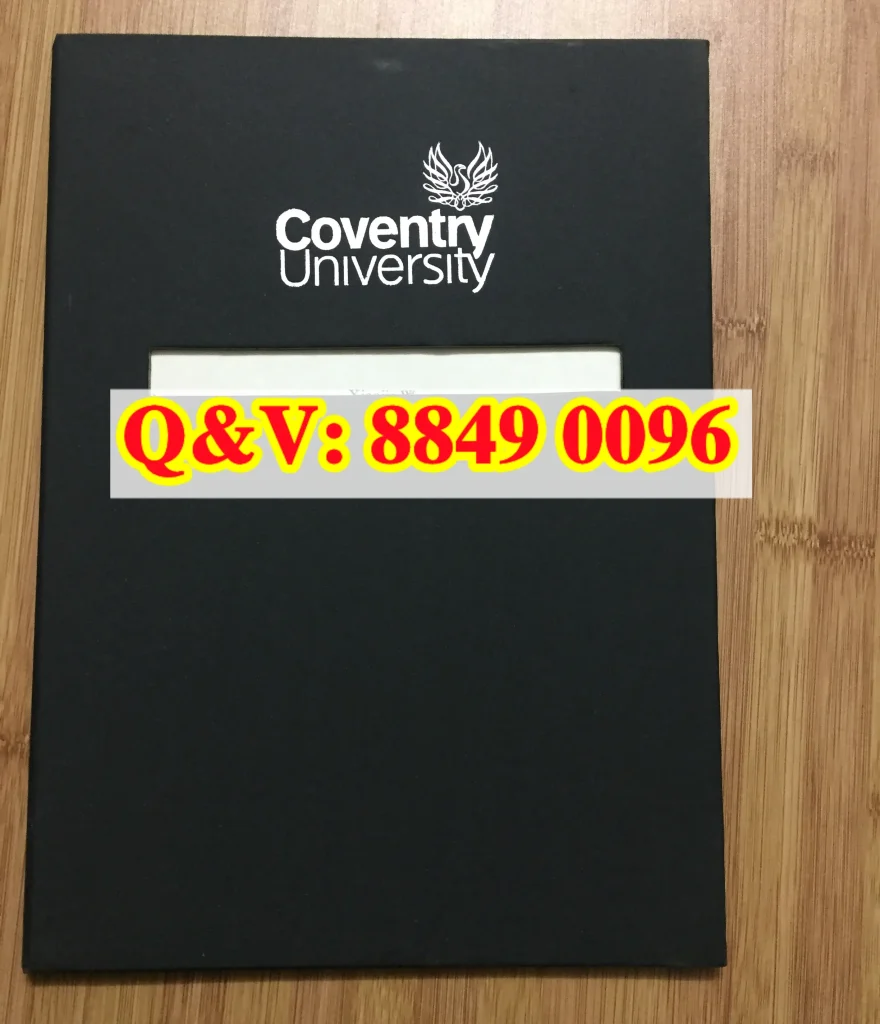 英国考文垂大学毕业证外壳收纳封套，Coventry University Graduation Certificate Cover Folder，英国考文垂大学文凭外壳，英国考文垂大学学位证封皮
