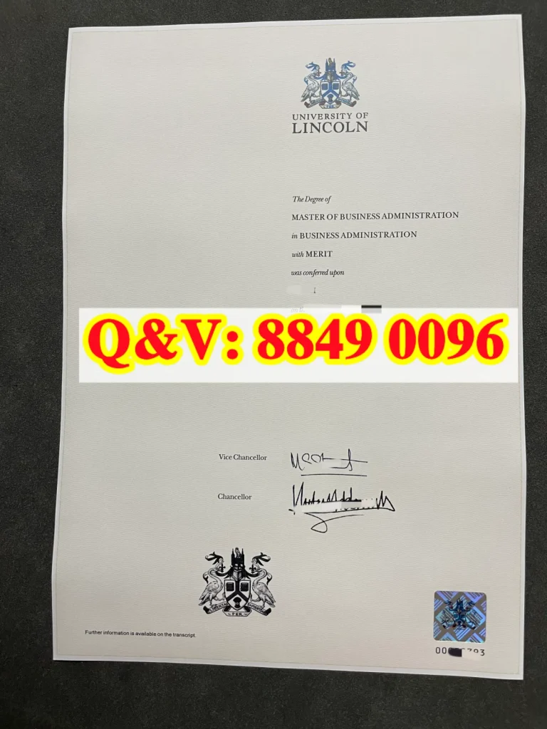 英国林肯大学毕业证实拍，University of Lincoln degree，英国林肯大学硕士毕业证学位证