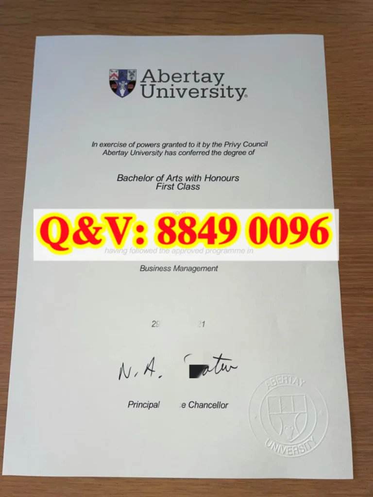 英国阿伯泰大学毕业证实拍,Abertay University degree,英国阿伯泰大学毕业证成绩单,英国阿伯泰大学成绩单样本