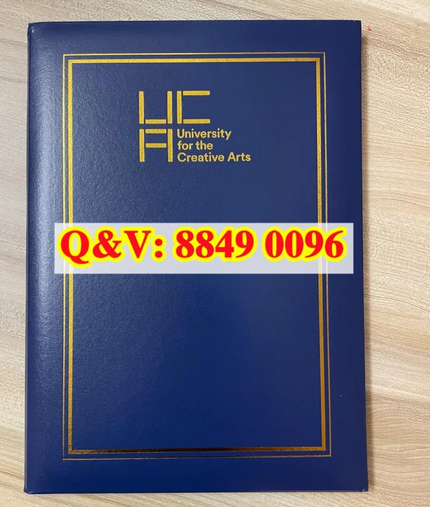 UCA 学位证书封套,英国创意艺术大学毕业证外壳,University for the Creative Arts degree folder, 英国艺术院校毕业证外壳