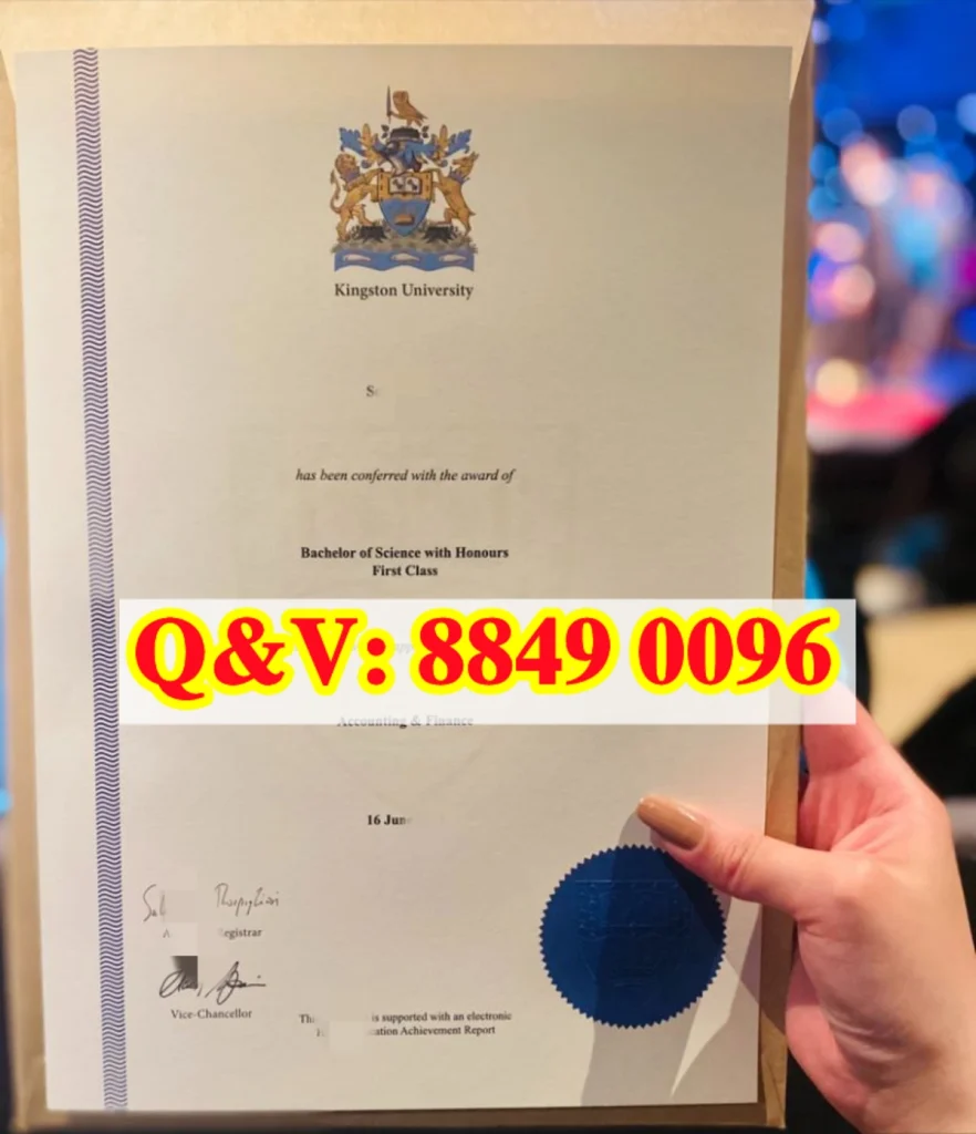 实拍金斯顿大学毕业证Kingston University London degree