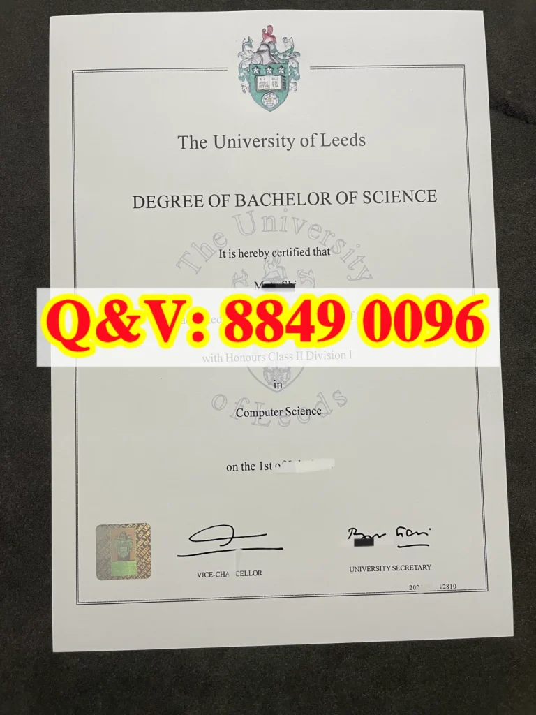 英国利兹大学本科学士学位证书,利兹大学本科毕业证