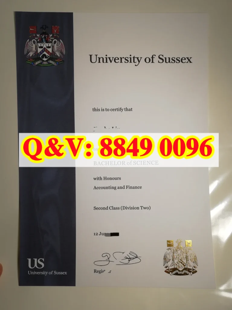 萨塞克斯大学会计与金融二等二理学荣誉本科毕业证完整解析|University of Sussex BSc Accounting and Finance 2:2 Bachelor Degree Certificate(images 1)