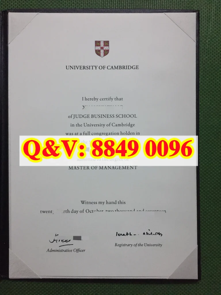 剑桥大学学历毕业证，剑桥大学硕士毕业证模版，剑桥大学文凭样本，University of St Andrews degree