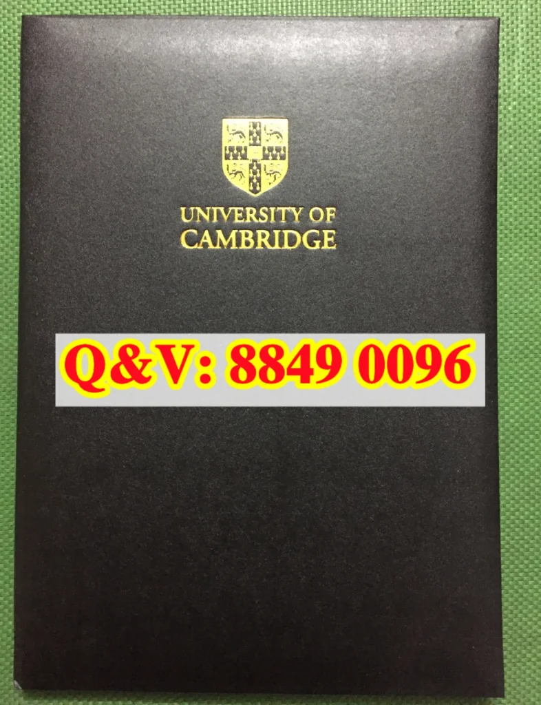 剑桥大学学位证书封套，University of Cambridge Official Degree‑Certificate Cover,剑桥大学毕业证外壳，剑桥大学文凭封皮