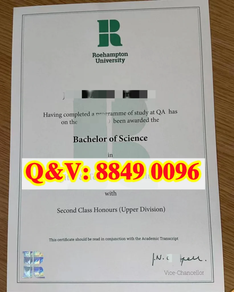 英国罗汉普顿大学毕业证,罗汉普顿大学毕业证成绩单Diploma from University of Roehampton