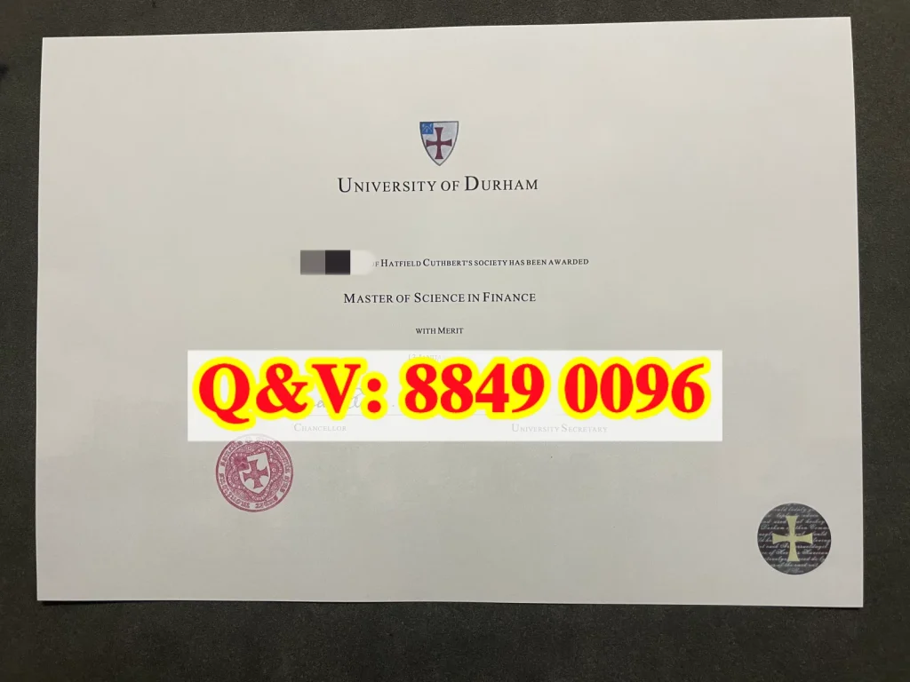 英国杜伦大学哈特菲尔德学院金融学理学硕士毕业证书,杜伦大学金融学硕士学位证书