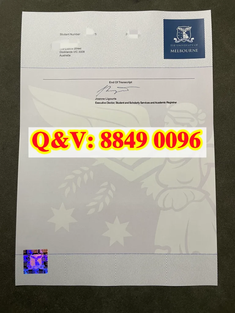墨尔本大学成绩单,University of Melbourne transcript,墨尔本大学成绩单样本