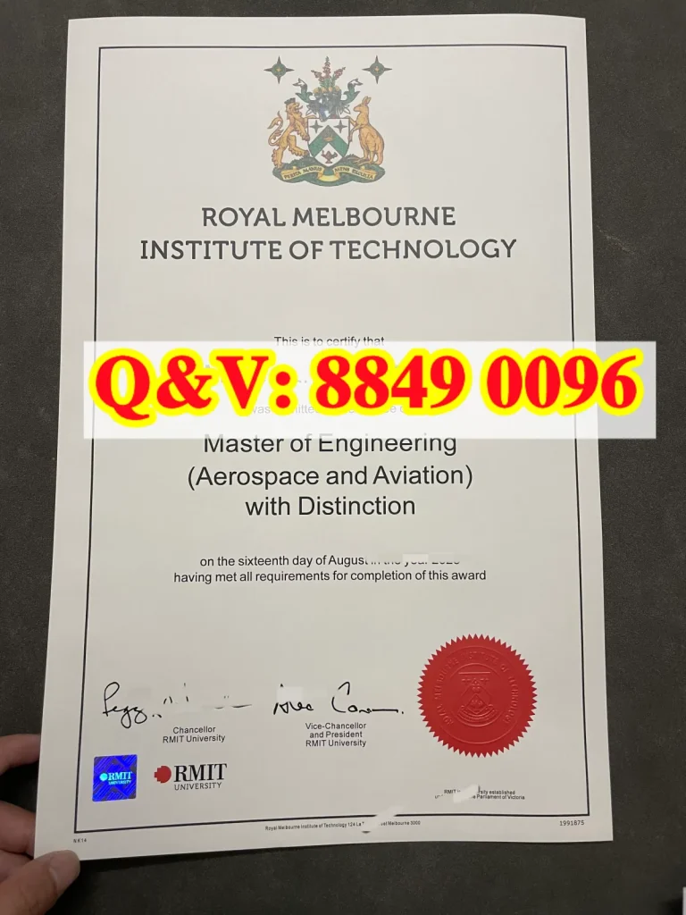 墨尔本皇家理工大学毕业证，RMIT University diploma，澳洲RMIT大学硕士学位证书