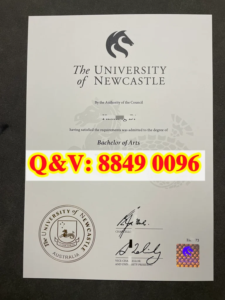 纽卡斯尔大学文凭 Diploma from The University of Newcastle Australia，澳洲纽卡斯尔大学毕业证样本，澳洲纽卡斯尔大学学位证书