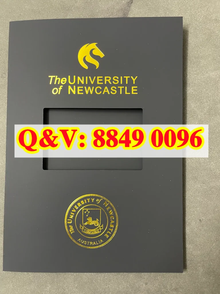 纽卡斯尔大学文凭外壳,澳大利亚纽卡斯尔大学学位证书封套, University of Newcastle Australia Degree‑Certificate Folder