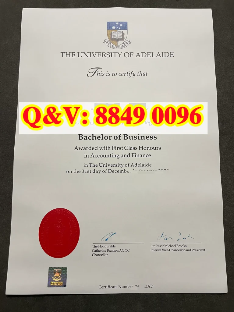 阿德莱德大学毕业证防伪，阿德莱德大学学位证书，University of Adelaide diploma，阿德莱德大学文凭模版