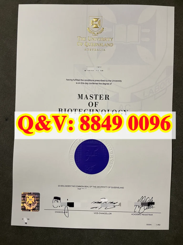 实拍昆士兰大学毕业证文凭Diploma from The University of Queensland,昆士兰大学学位证书