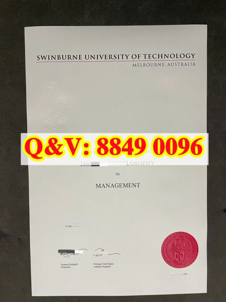 澳洲斯威本科技大学博士毕业证学位证,Swinburne University of Technology diploma